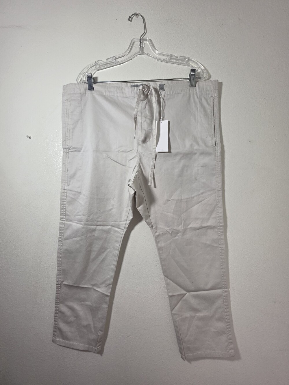 Vince. Mens Button Fly Drawstring Trousers Small